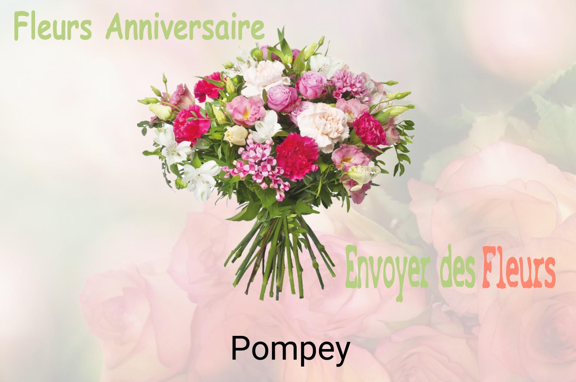 Bouquet de fleurs d’anniversaire livré à Pompey